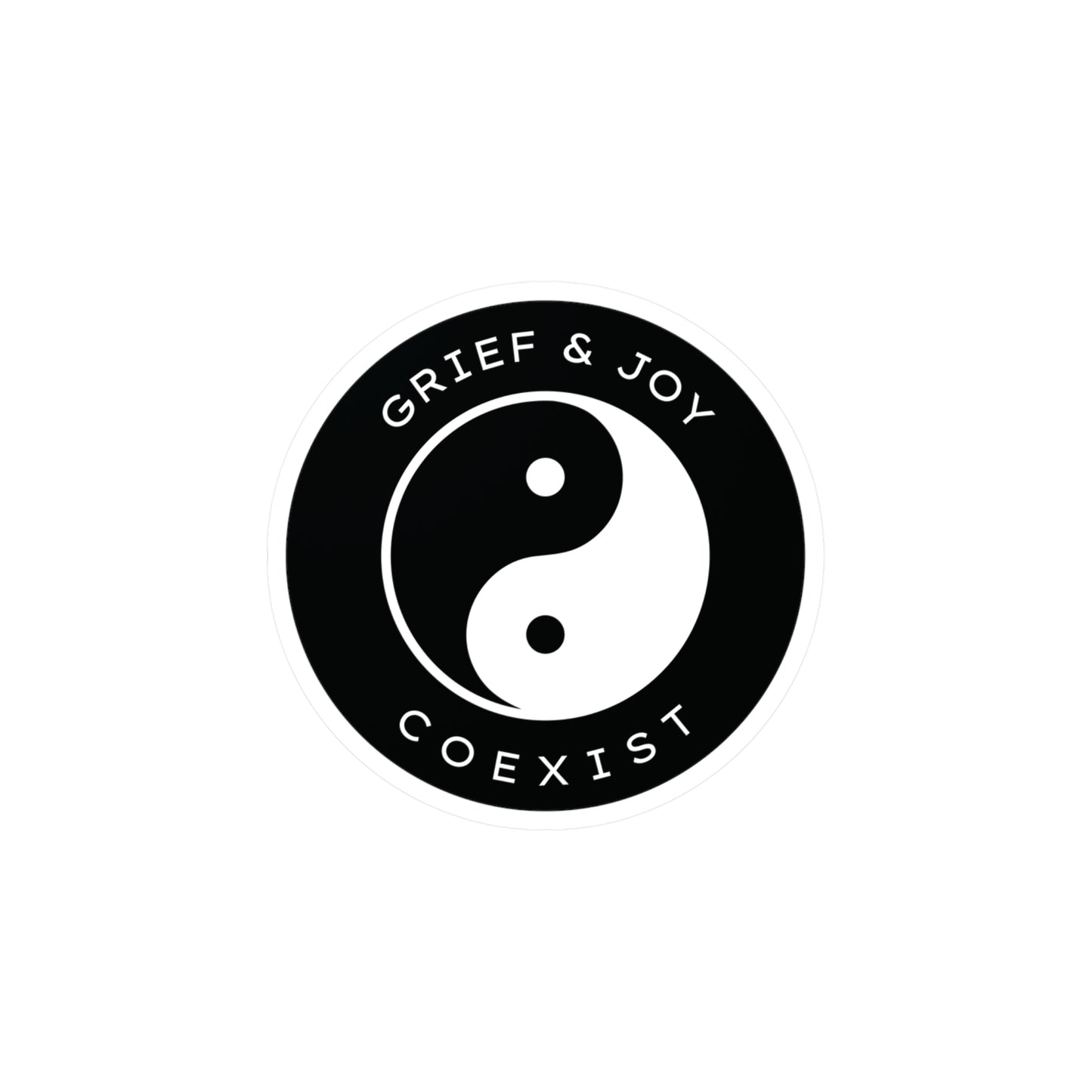 Grief & Joy Coexist | Vinyl Sticker