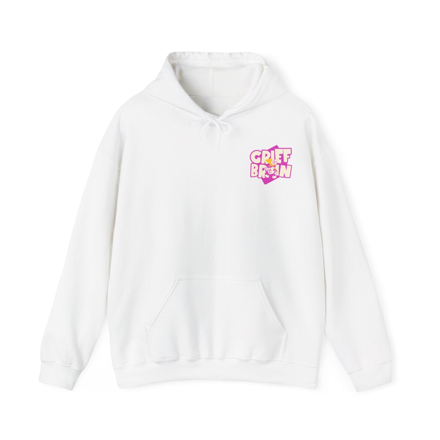 Grief Brain (Pink Text) |  Hoodie