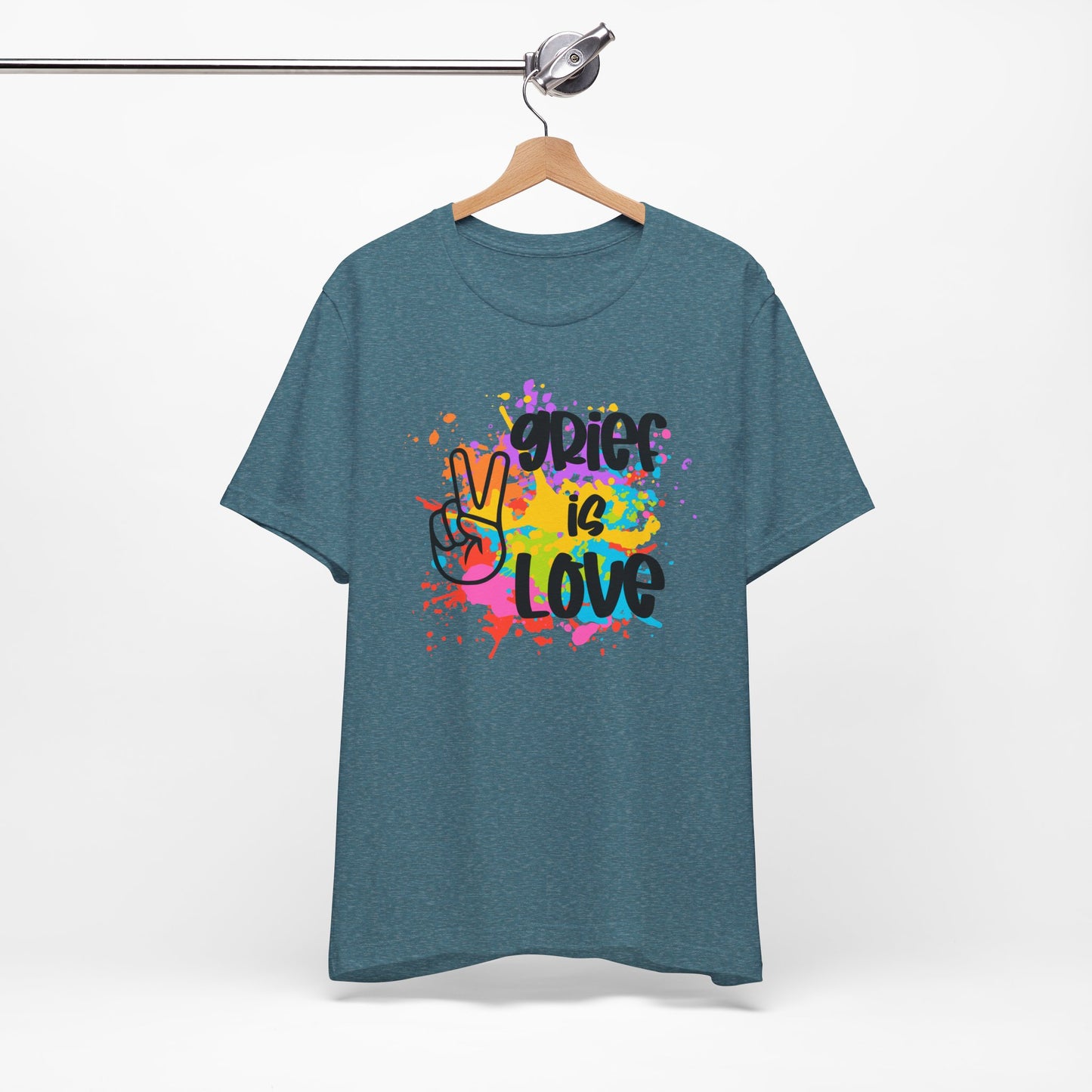 Grief Is Love | Paint Splatter T Shirt