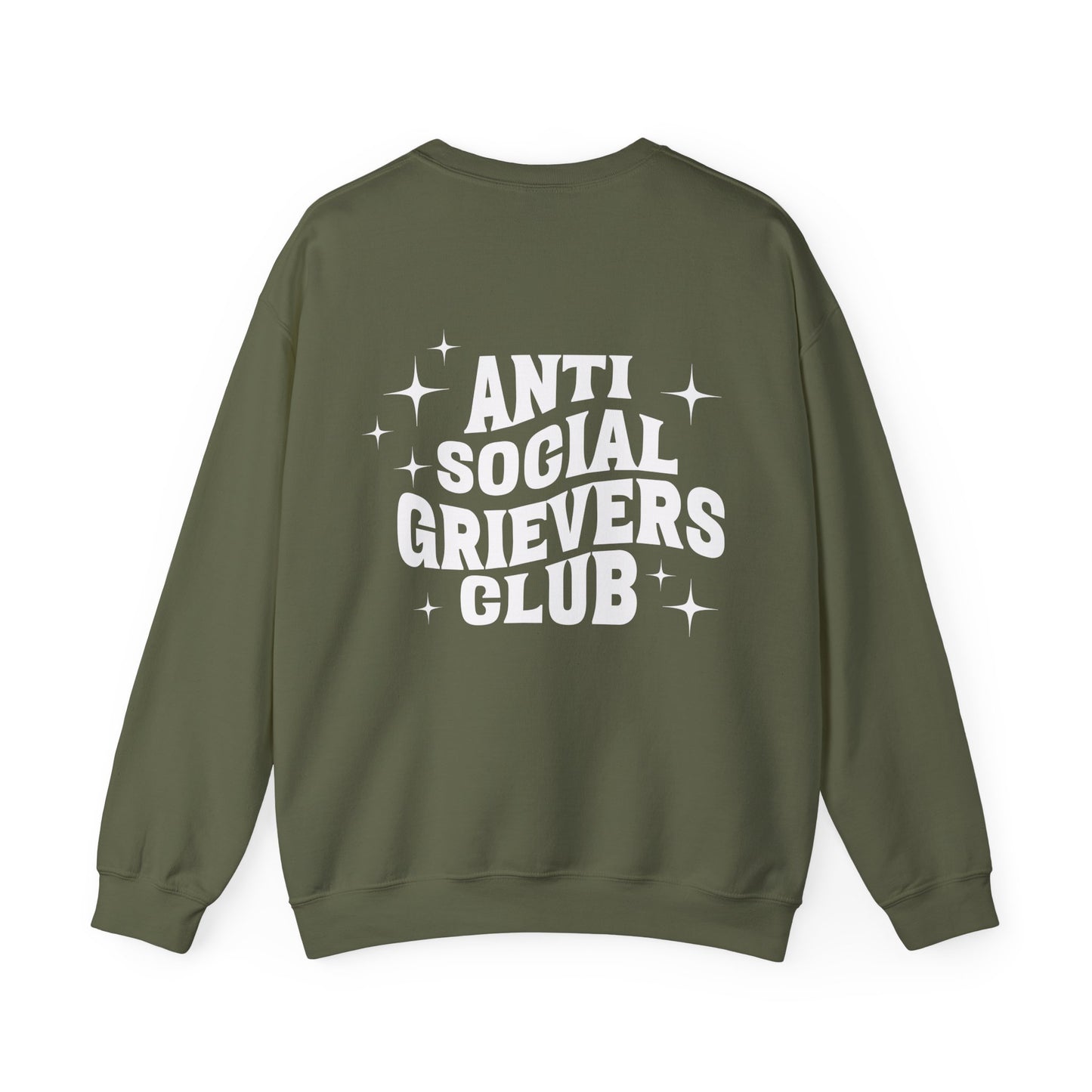 Anti Social Grievers Club | (Front & Back) Crewneck