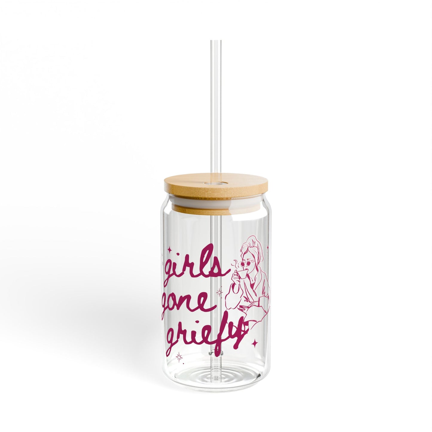 Girls Gone Griefy | Sipper Glass, 16oz