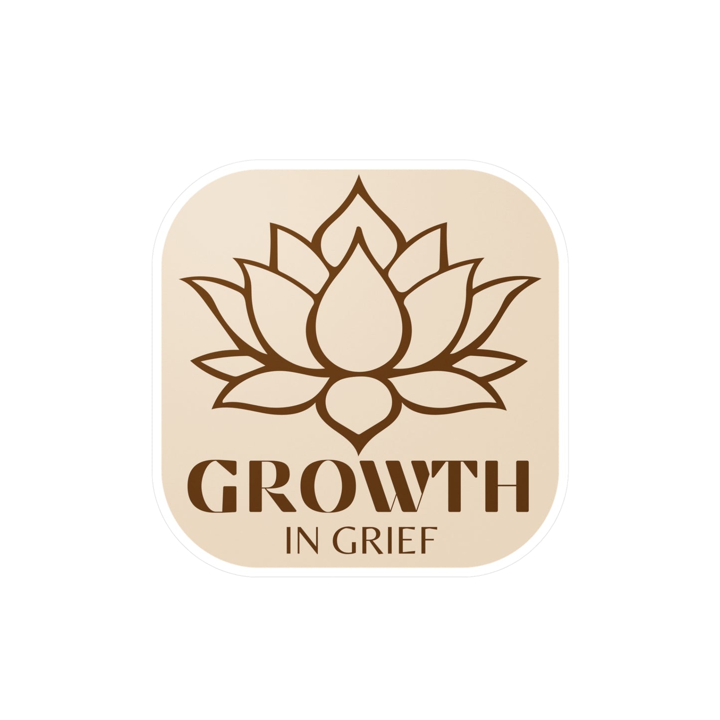 Growth In Grief | Vinyl Sticker