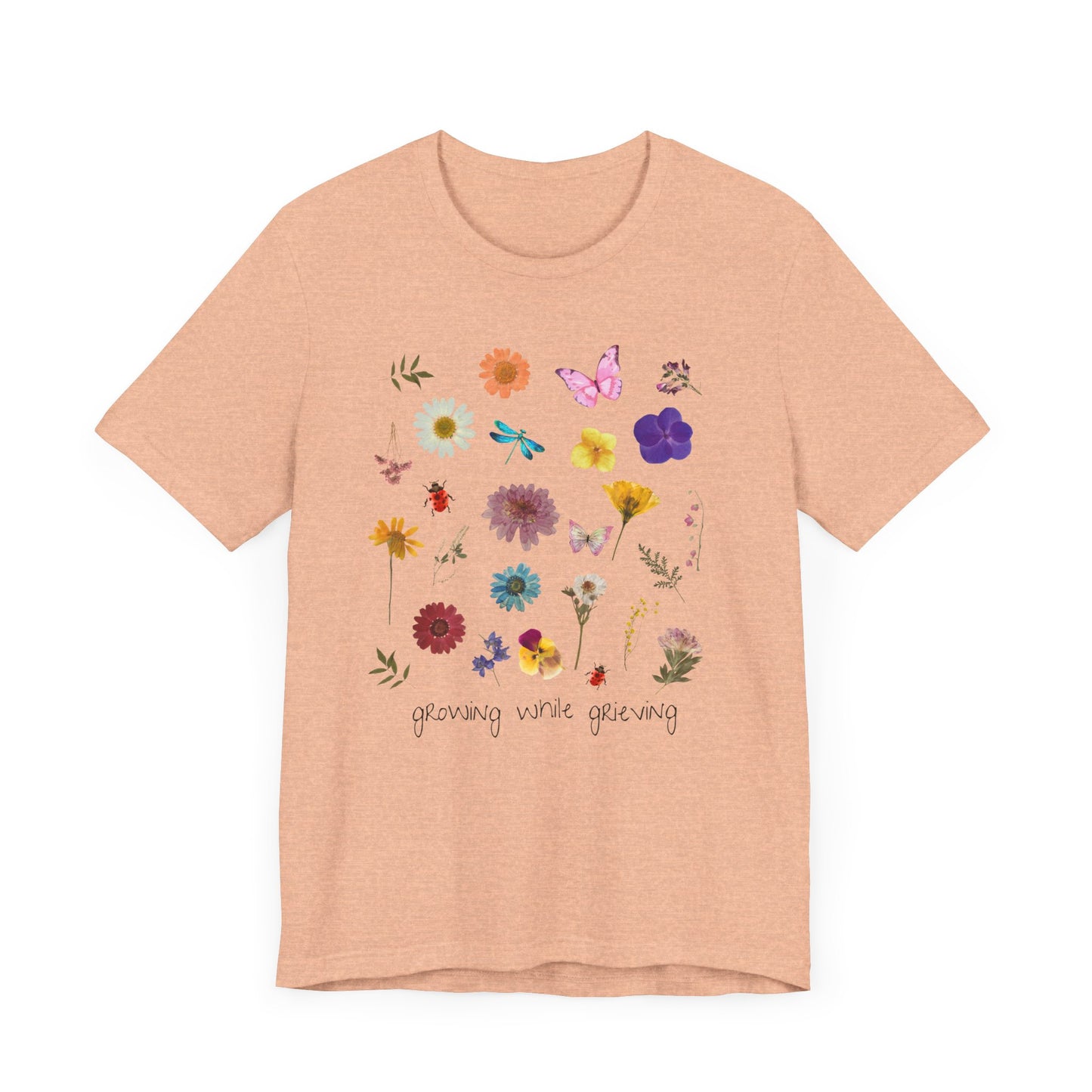 Growing While Grieving Botanical | T Shirt