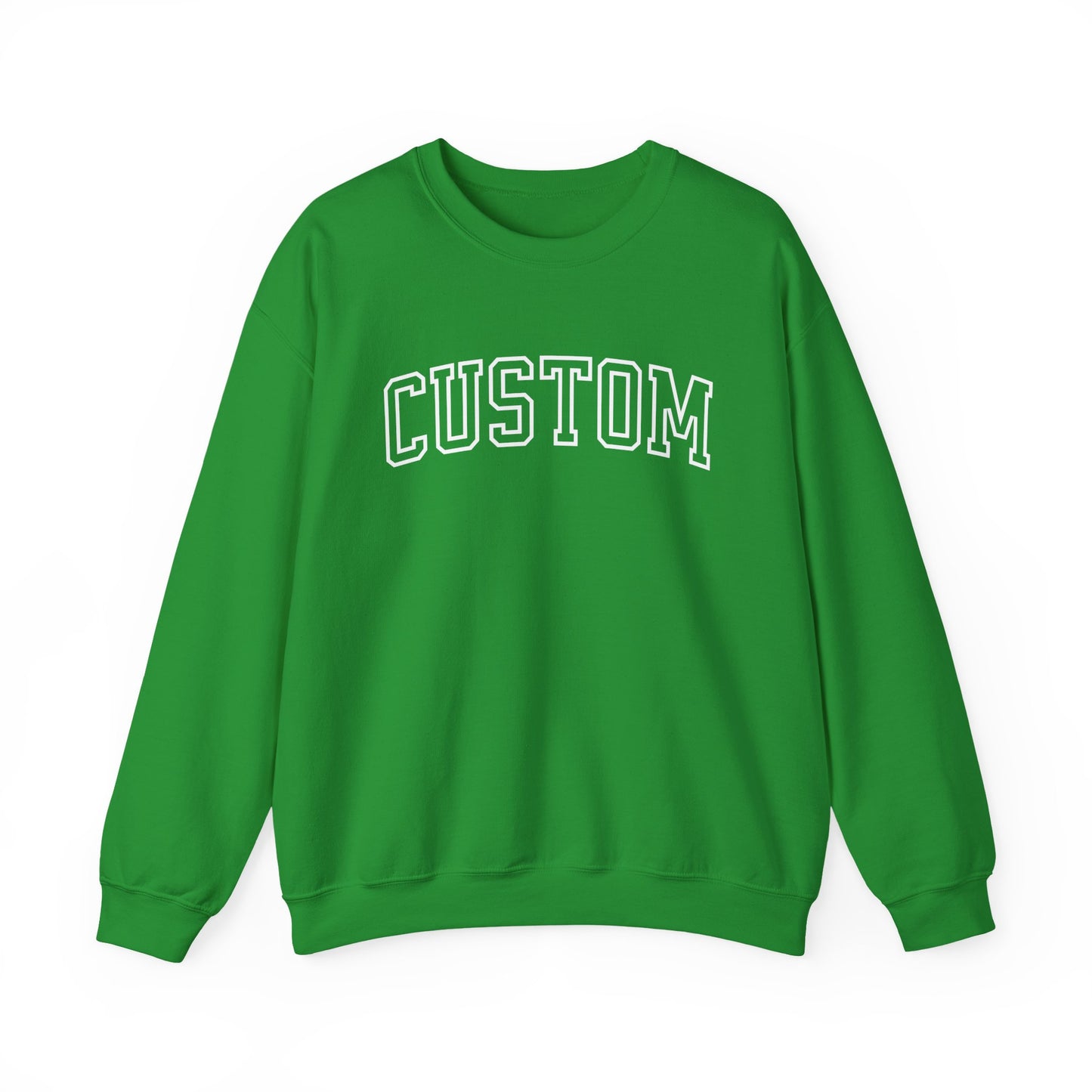 Custom Text Varisty Letters | Crewneck