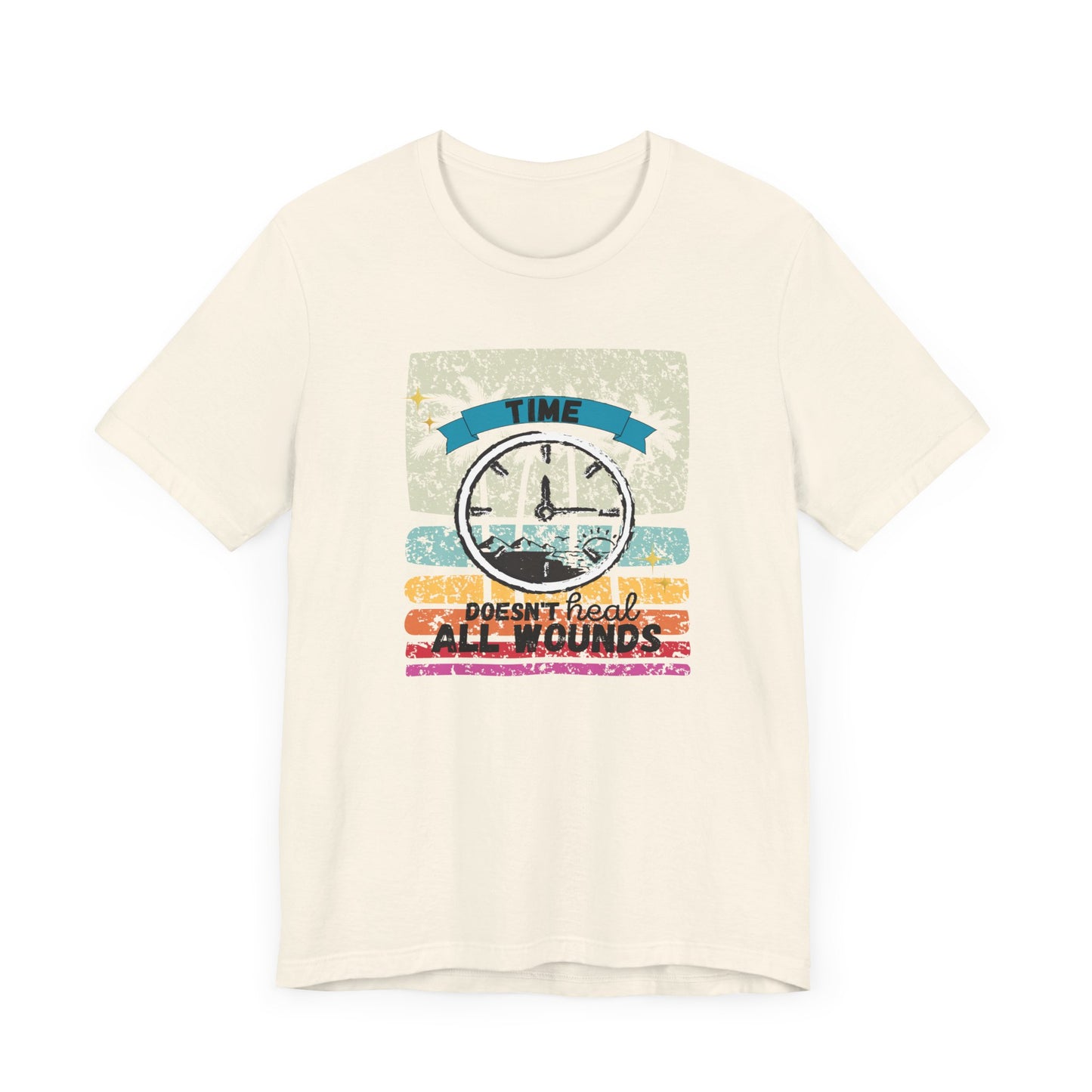 Time Doesn't Heal All Wounds Tropical | T Shirt