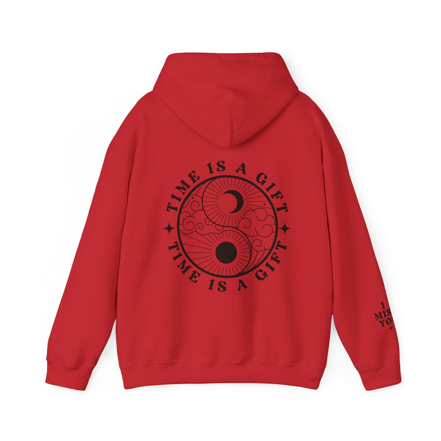 Time Is A Gift | Front & Back & Sleeve Hoodie