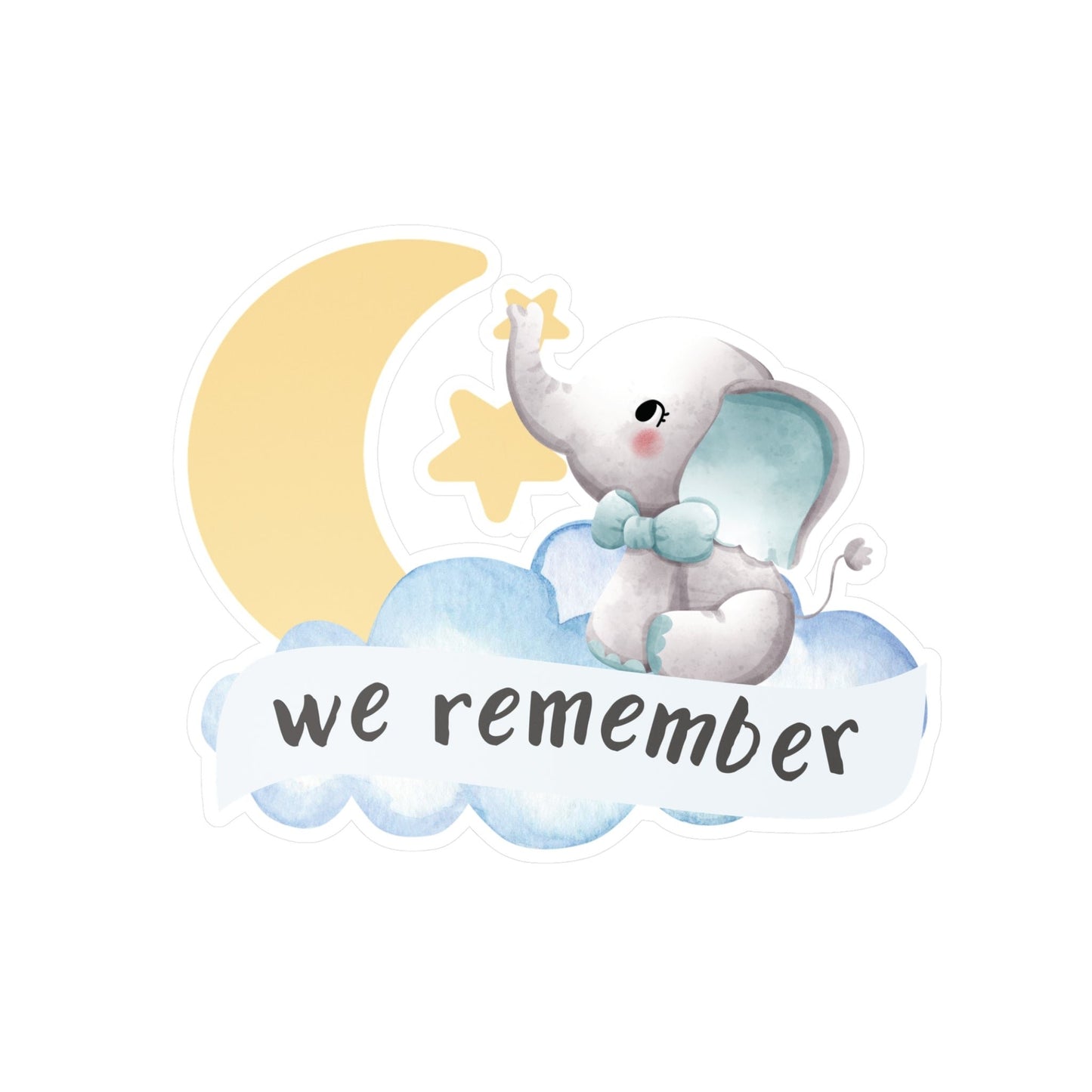 We Remember (Elephant) | Vinyl Sticker