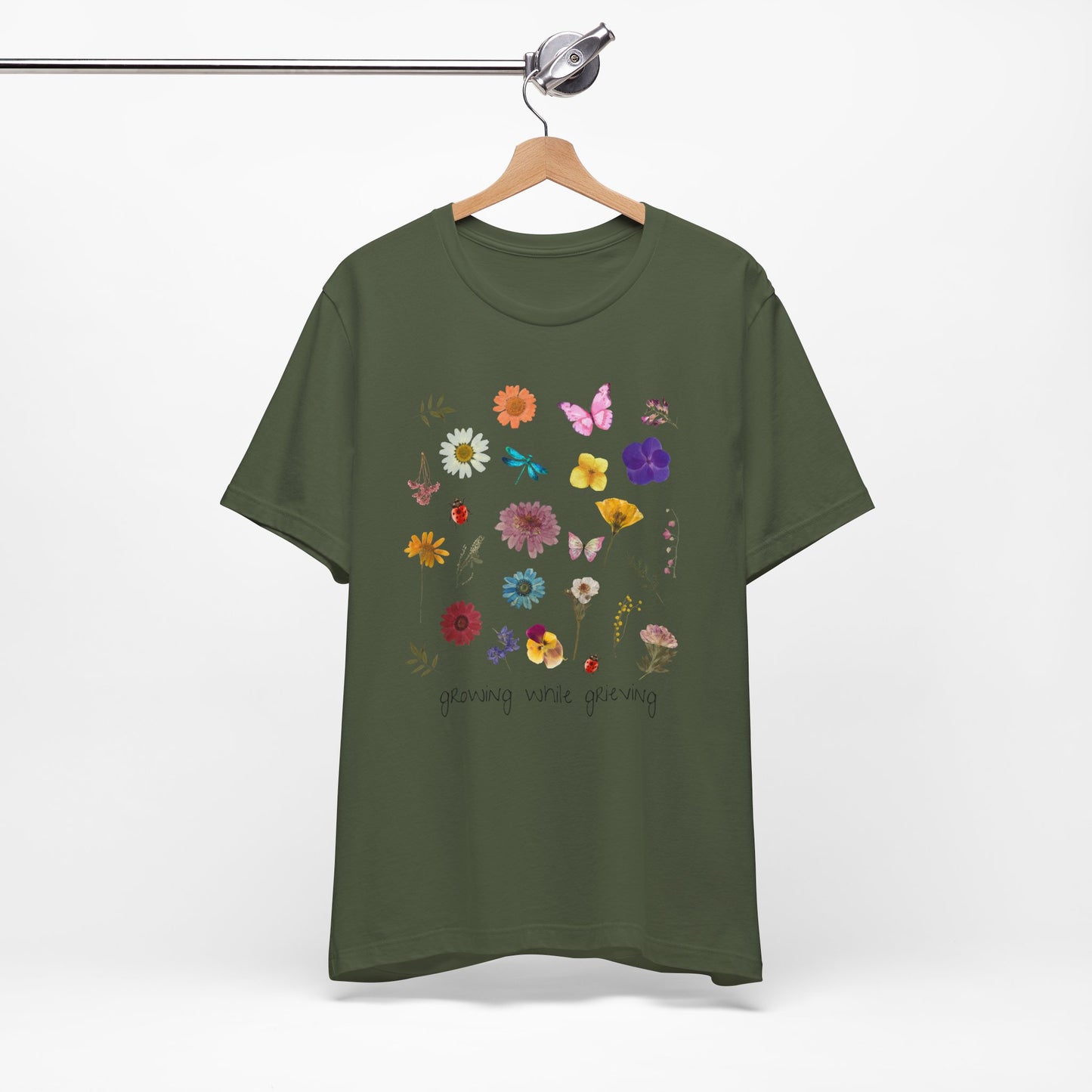 Growing While Grieving Botanical | T Shirt