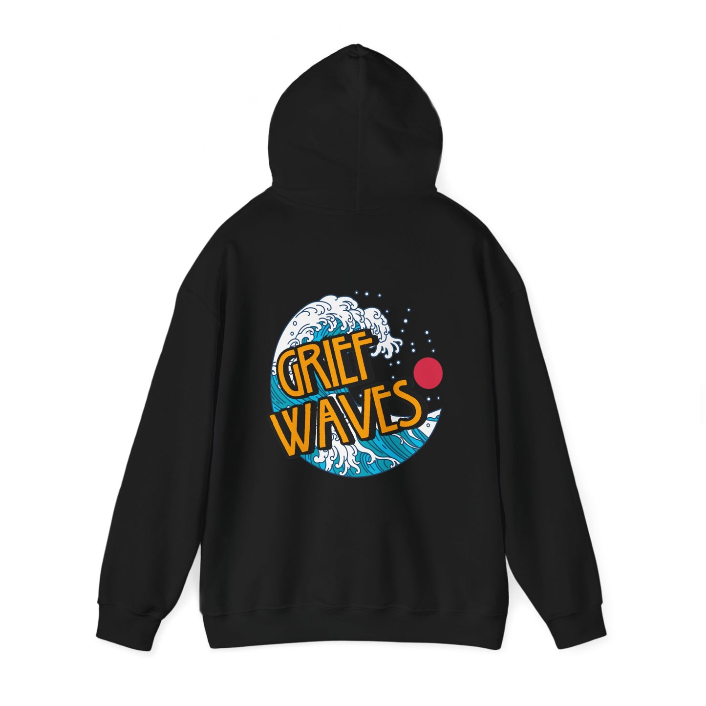 Grief Waves | Front & Back Hoodie