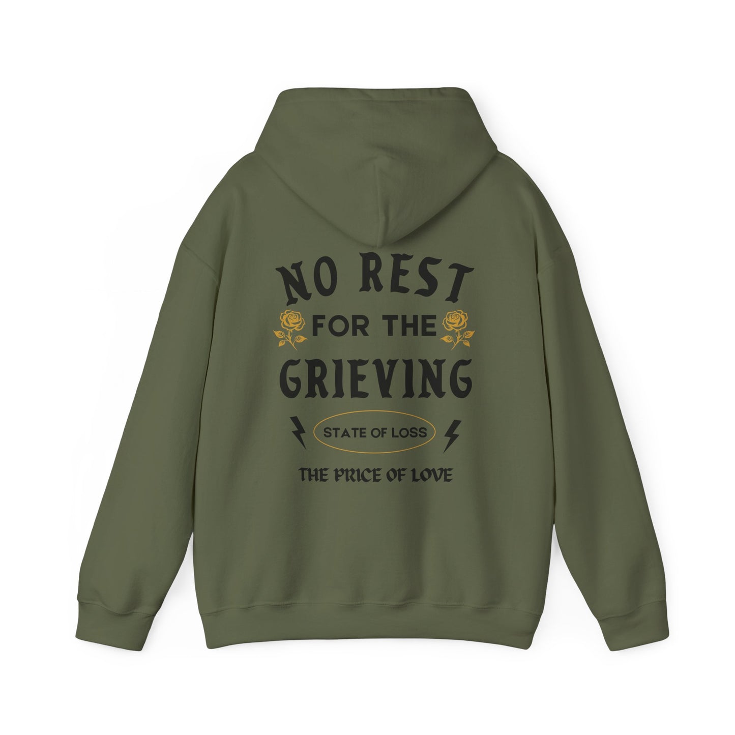 No Rest For The Grieving | Front & Back Hoodie