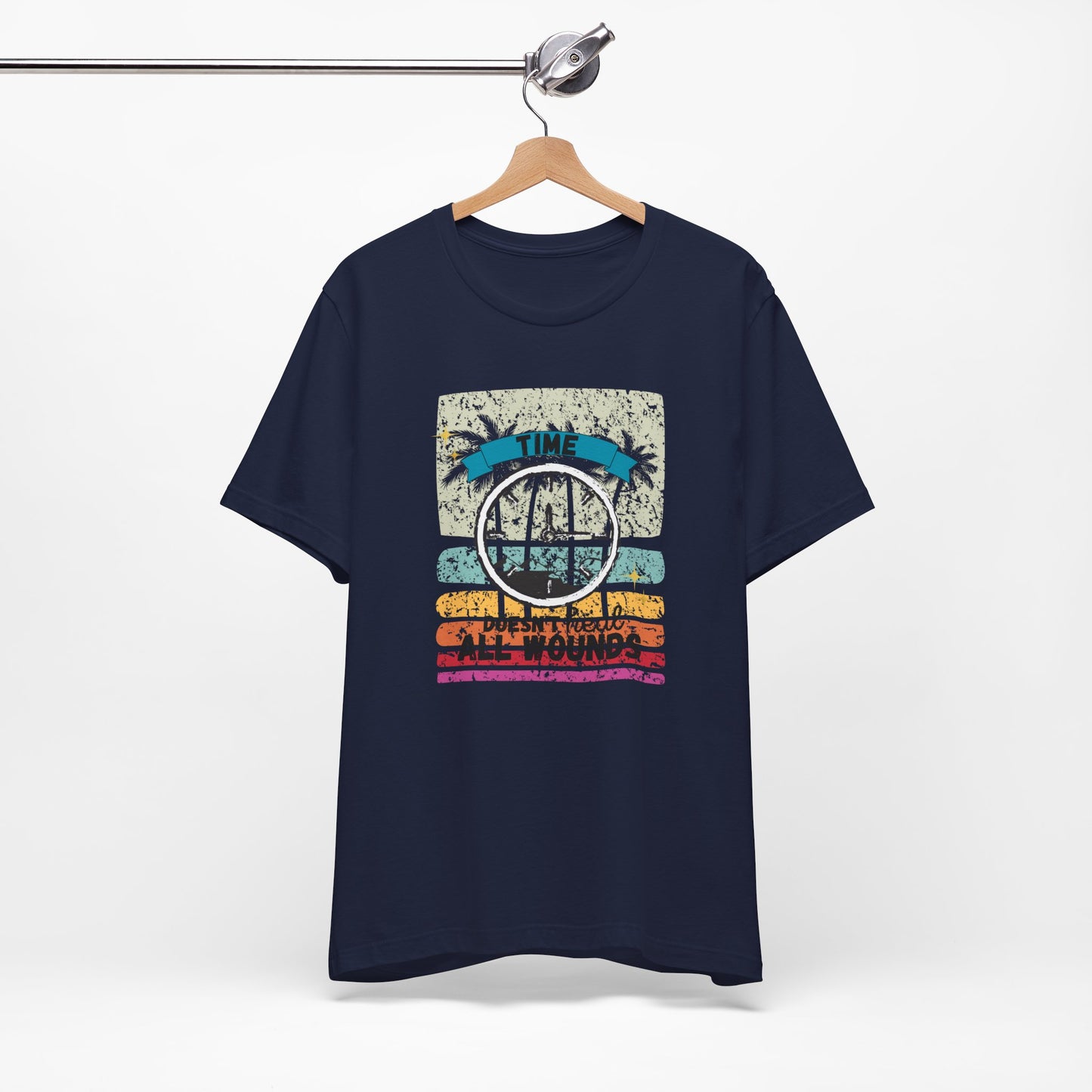 Time Doesn't Heal All Wounds Tropical | T Shirt