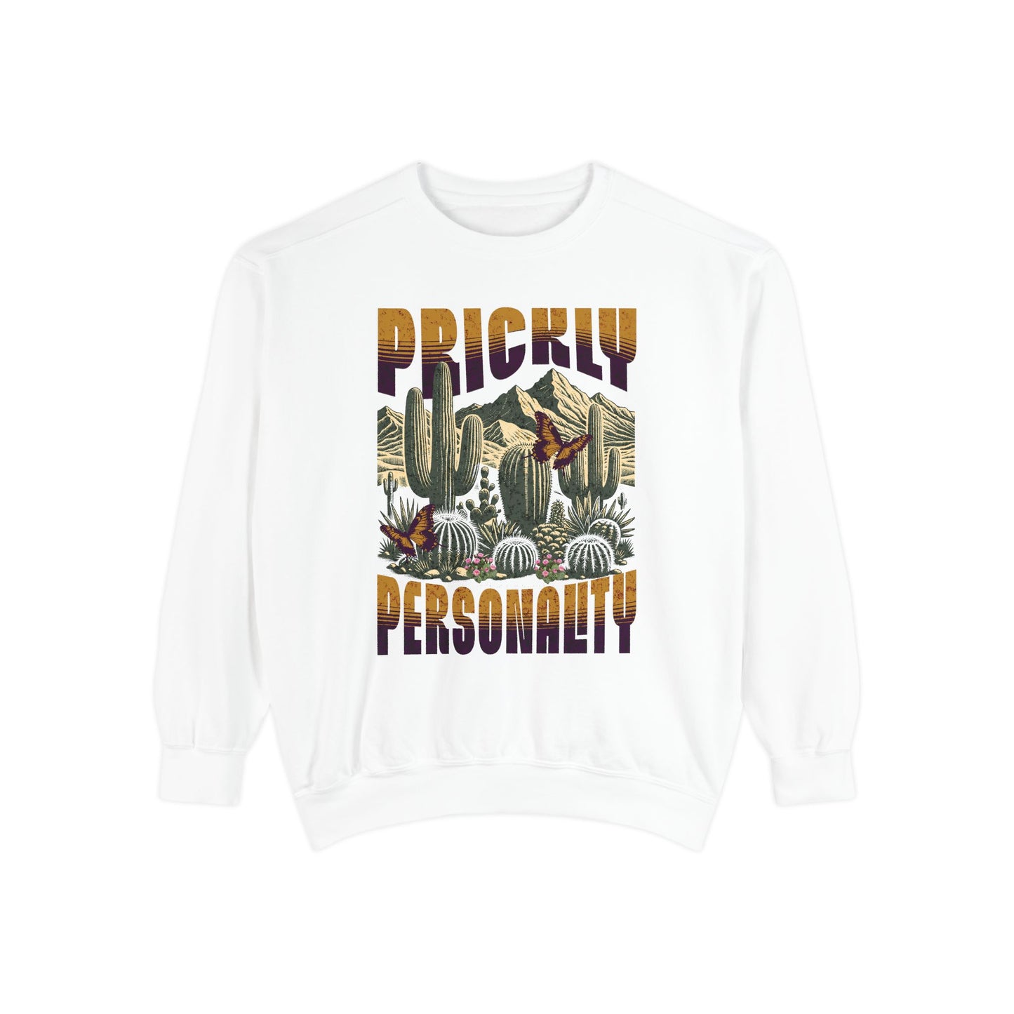 Prickly Personality | Comfort Colors Crewneck Sweatshirt