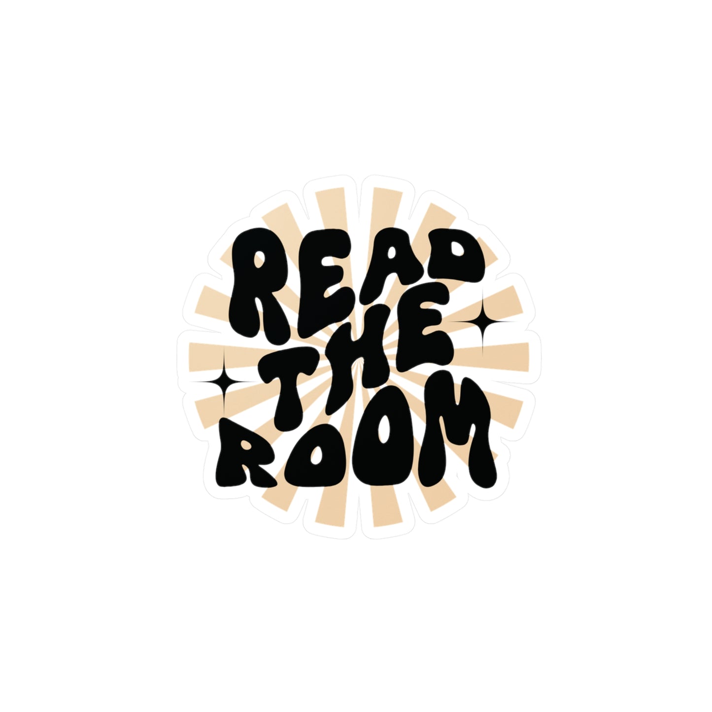 Read The Room Retro | Vinyl Sticker