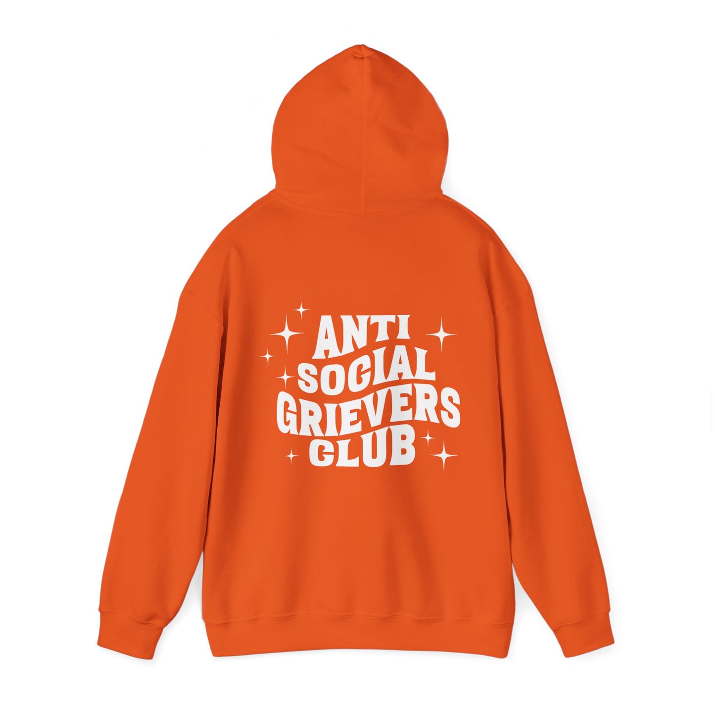 Anti Social Grievers Club | Font & Back Hoodie