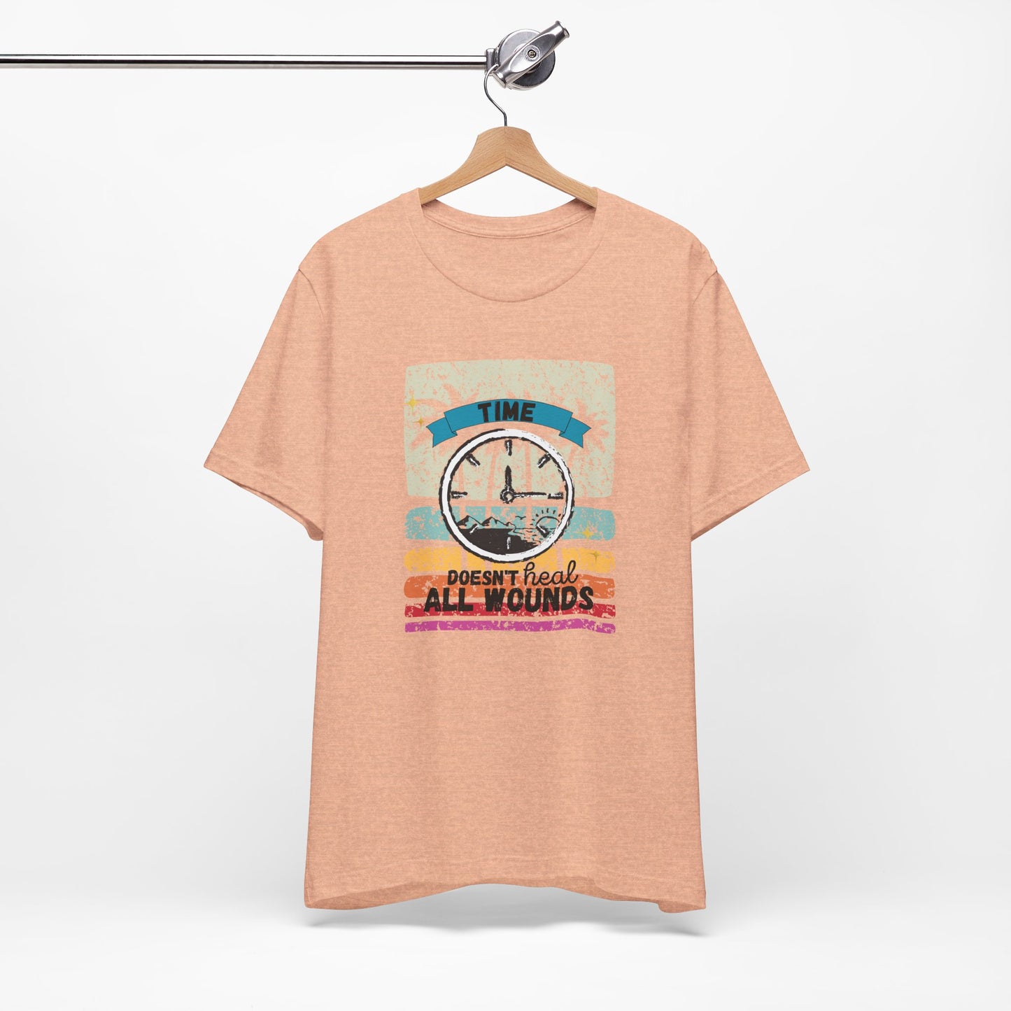 Time Doesn't Heal All Wounds Tropical | T Shirt