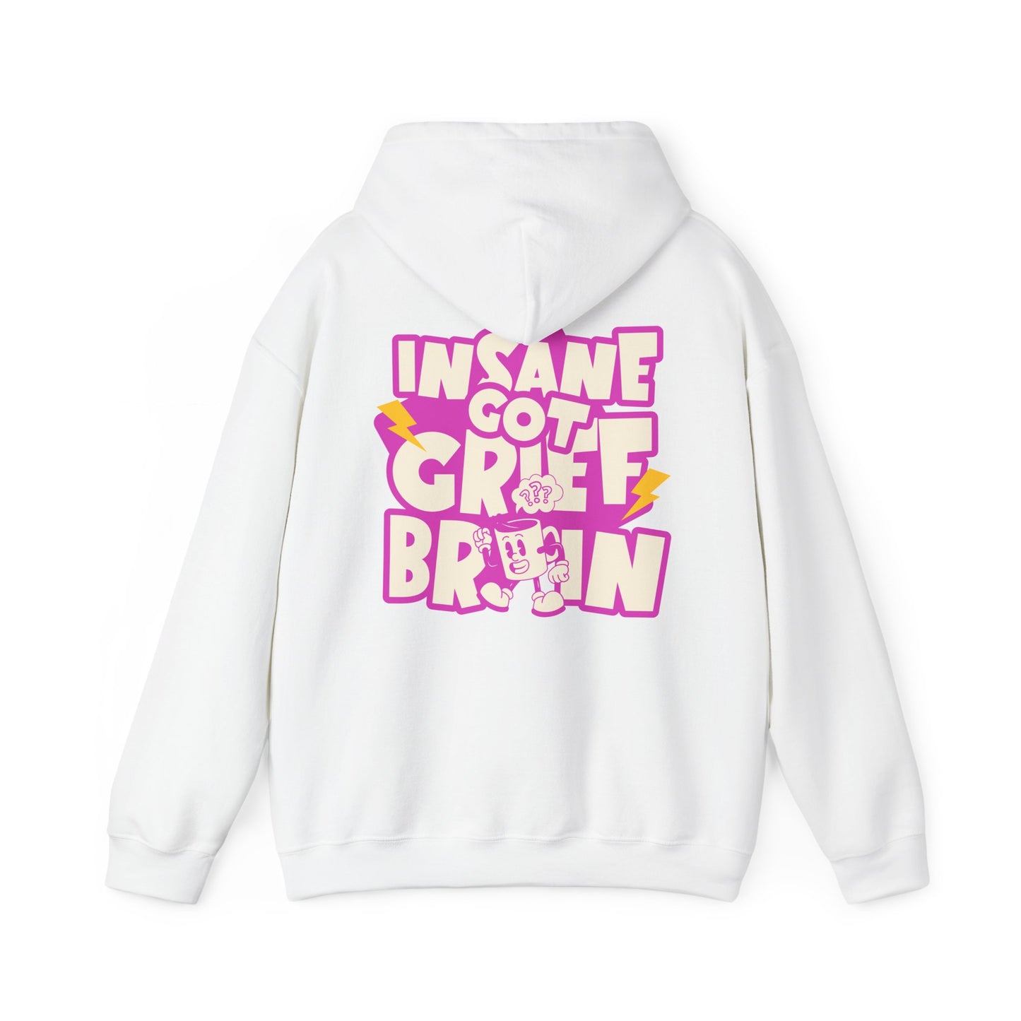 Grief Brain (Pink Text) |  Hoodie