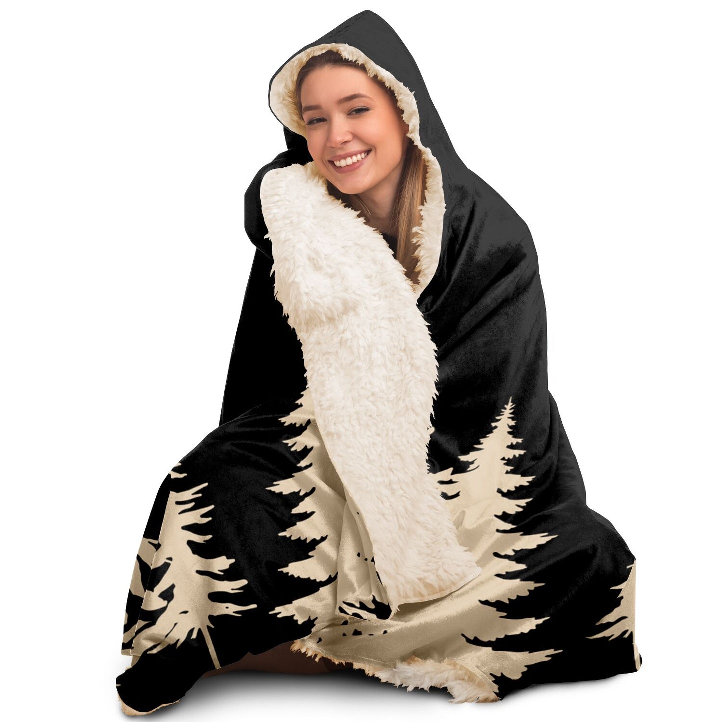 The Mountains Are Calling | Hooded Blanket