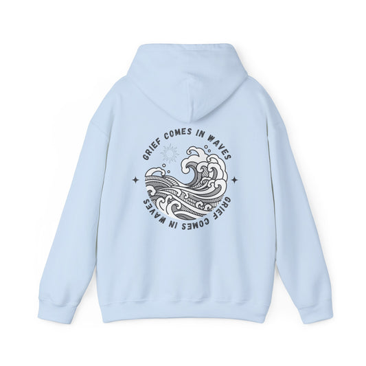 Grief Comes In Waves | Front & Back Hoodie