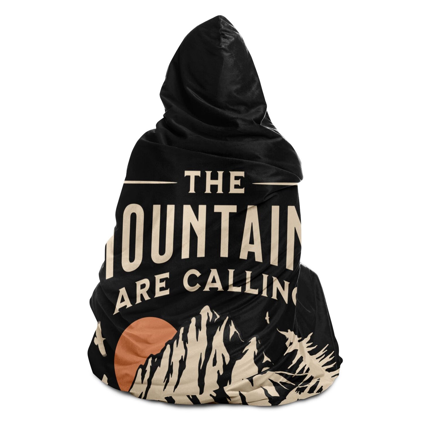 The Mountains Are Calling | Hooded Blanket