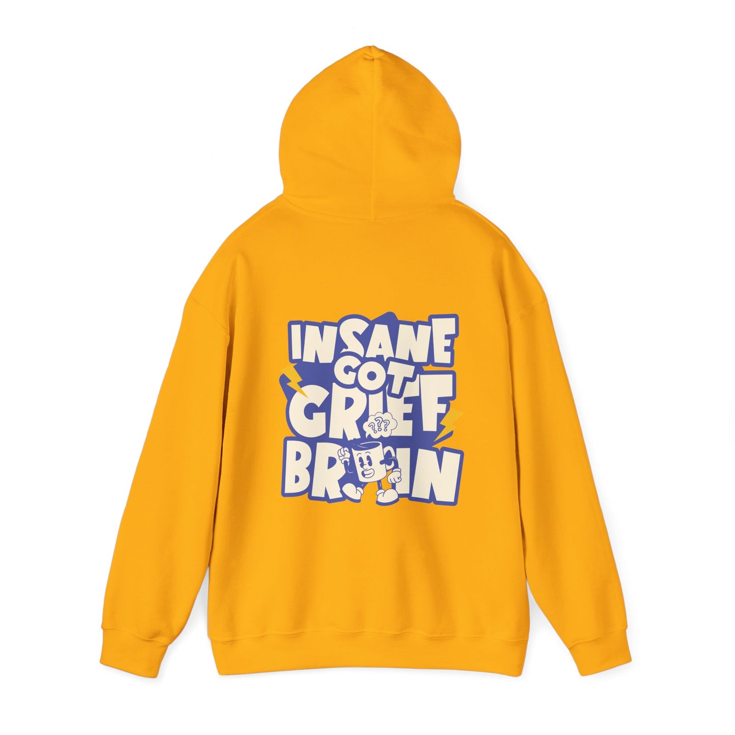 Grief Brain (Blue Text) |  Hoodie