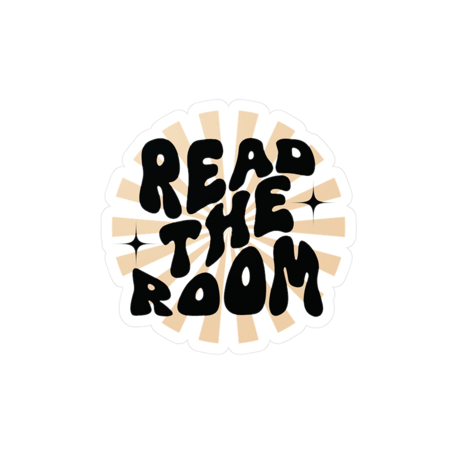 Read The Room Retro | Vinyl Sticker