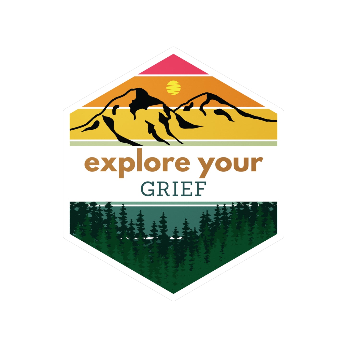 Explore Your Grief | Vinyl Sticker