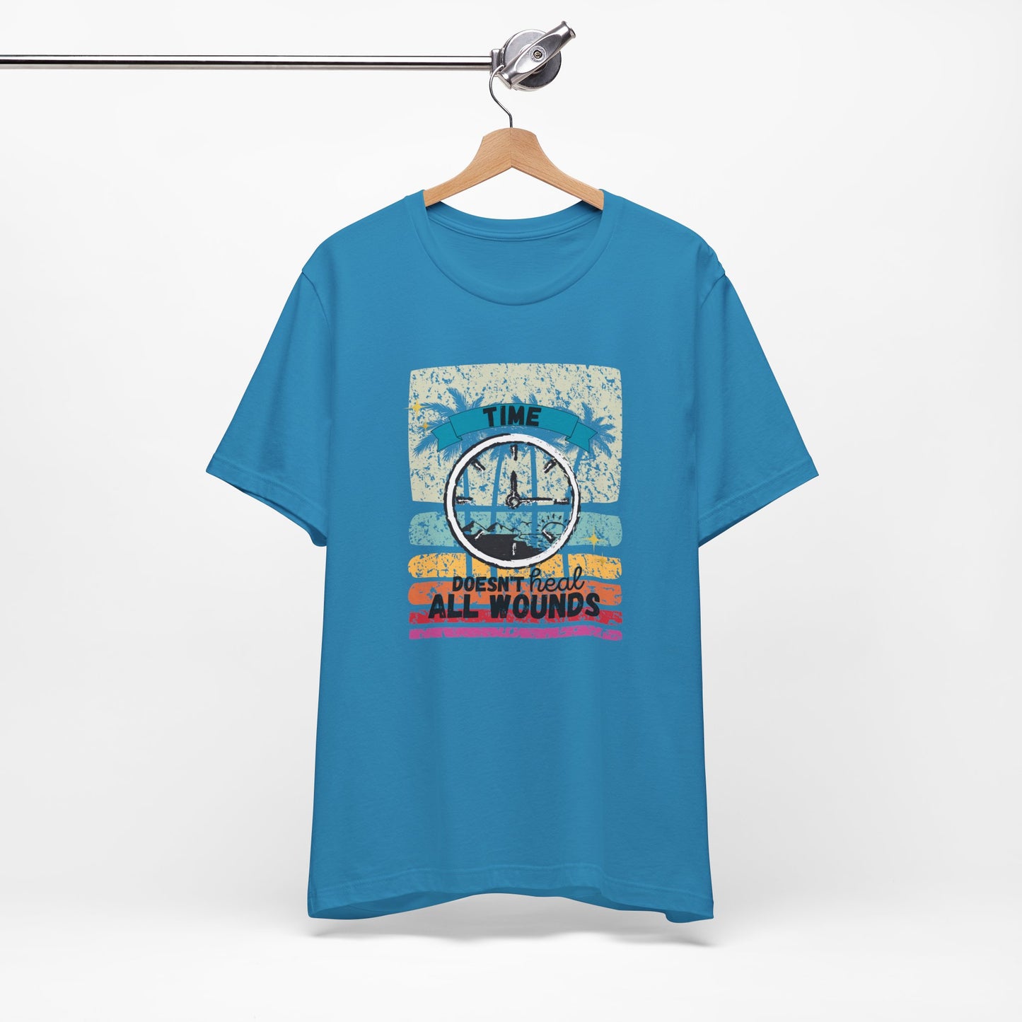 Time Doesn't Heal All Wounds Tropical | T Shirt