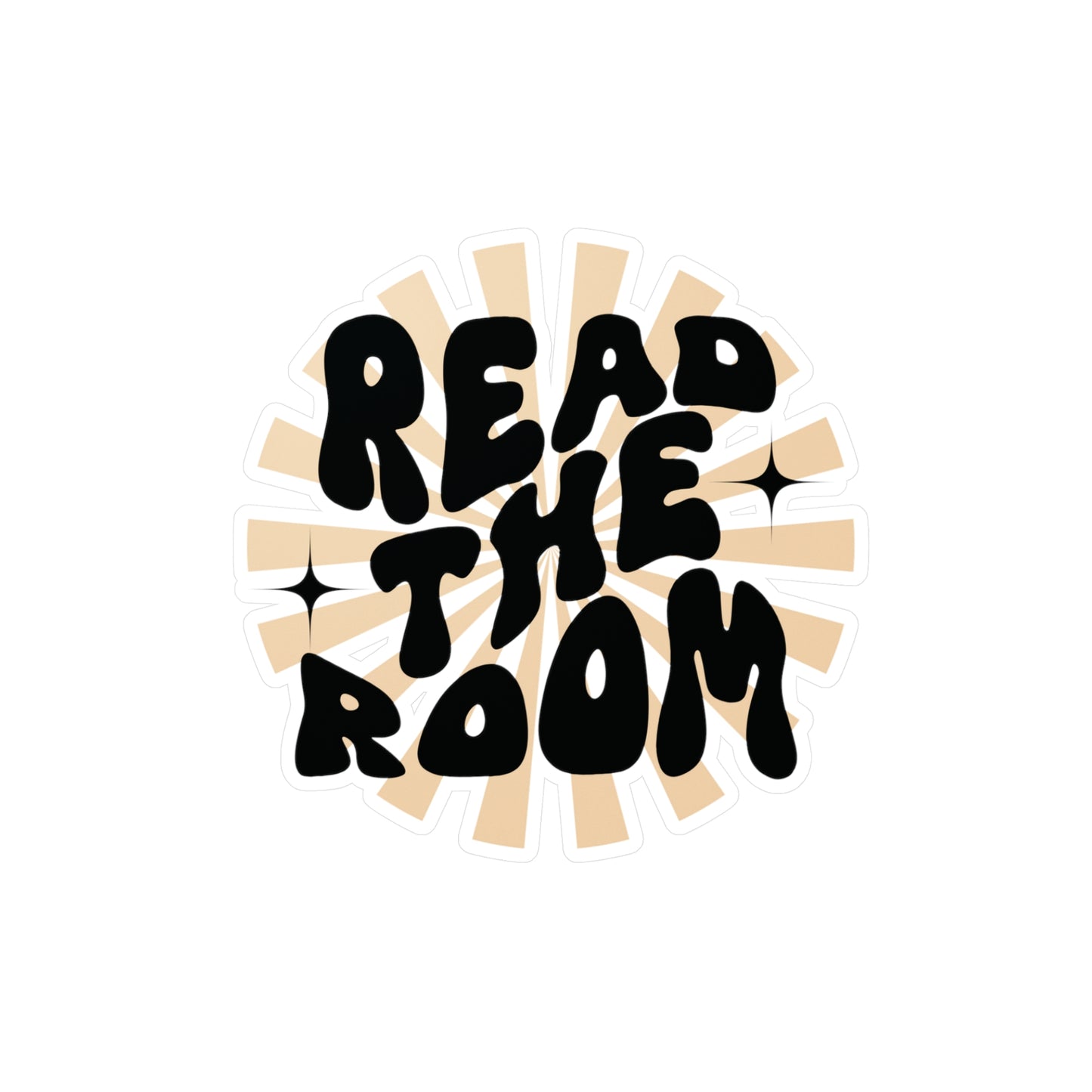 Read The Room Retro | Vinyl Sticker