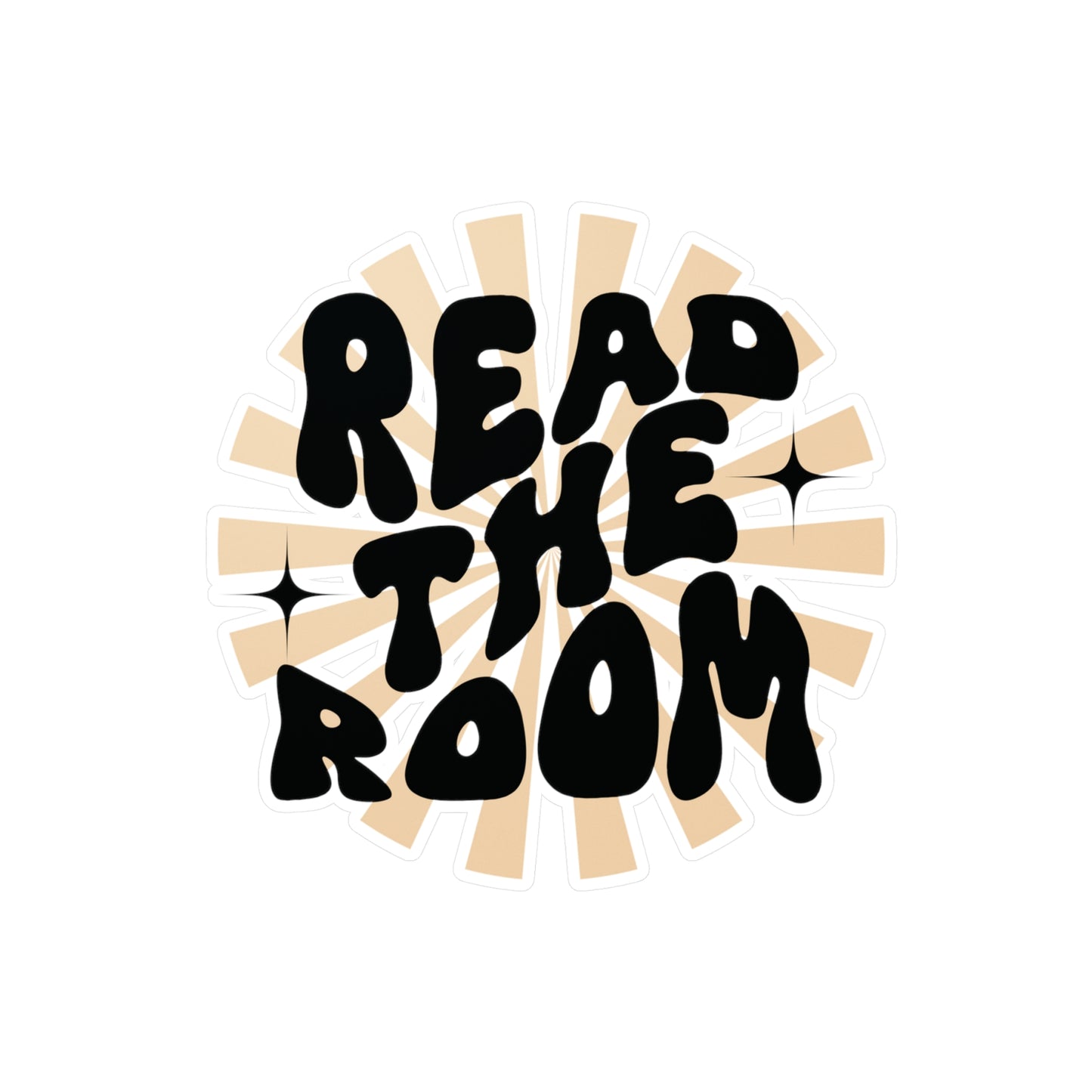 Read The Room Retro | Vinyl Sticker