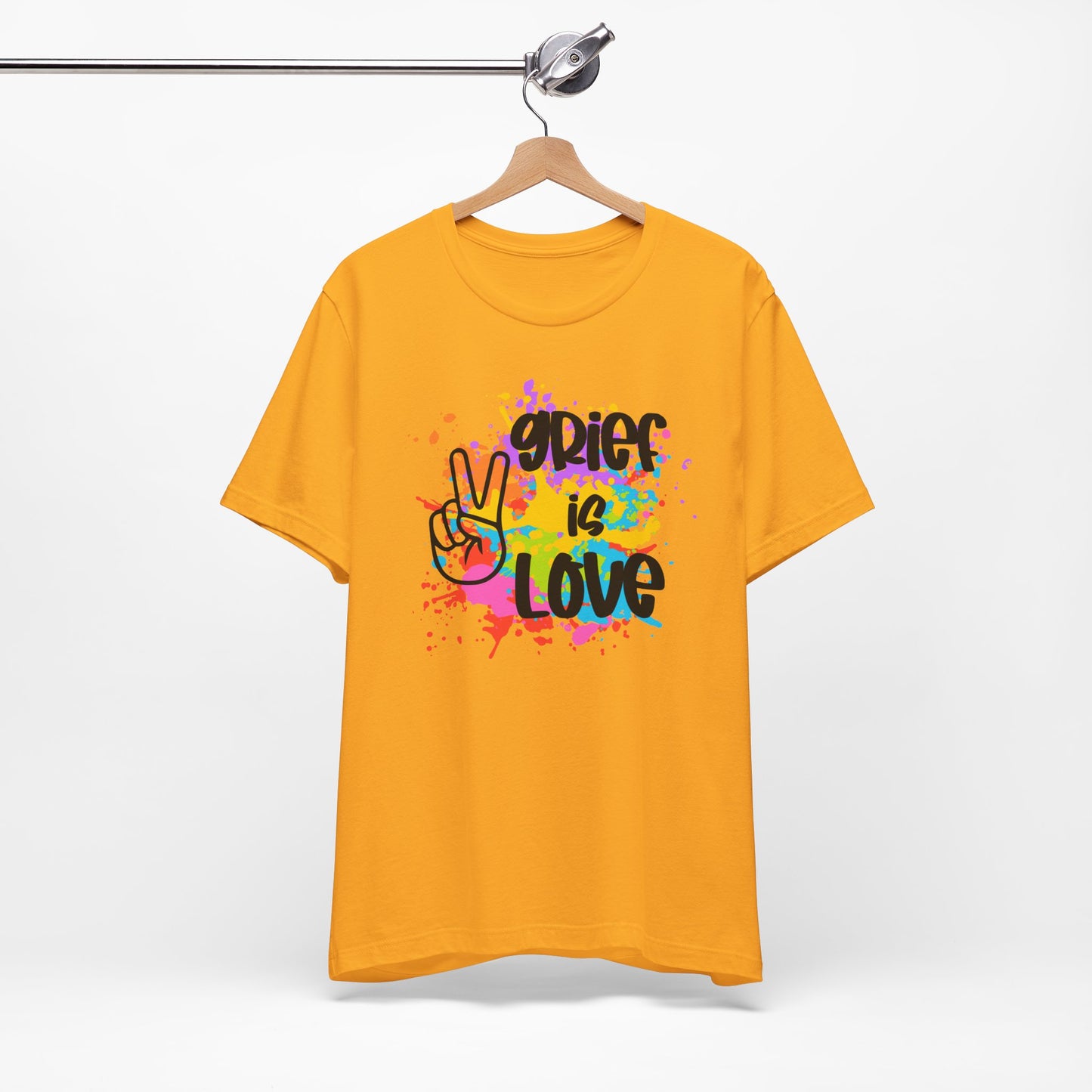 Grief Is Love | Paint Splatter T Shirt