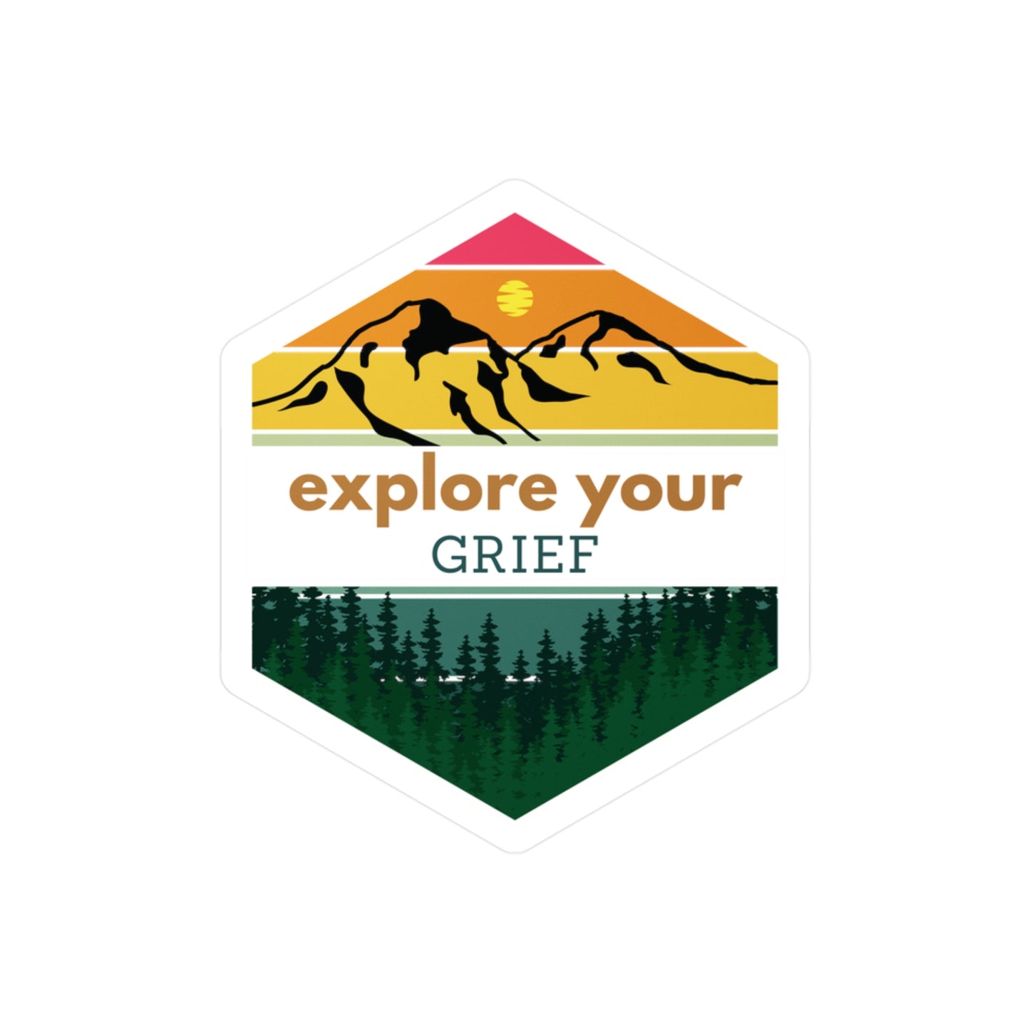 Explore Your Grief | Vinyl Sticker