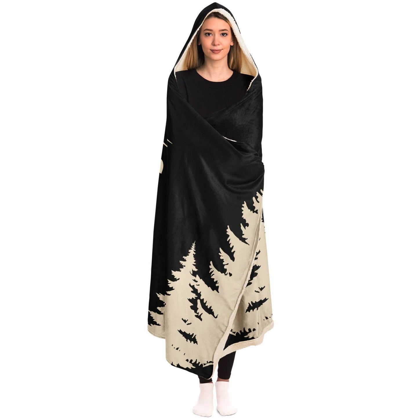 The Mountains Are Calling | Hooded Blanket