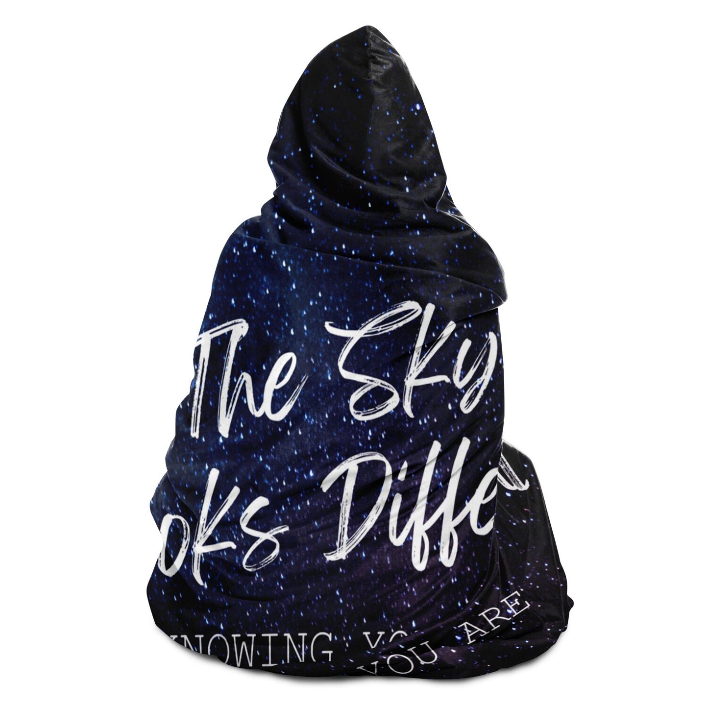 The Sky Looks Different | Hooded Blanket