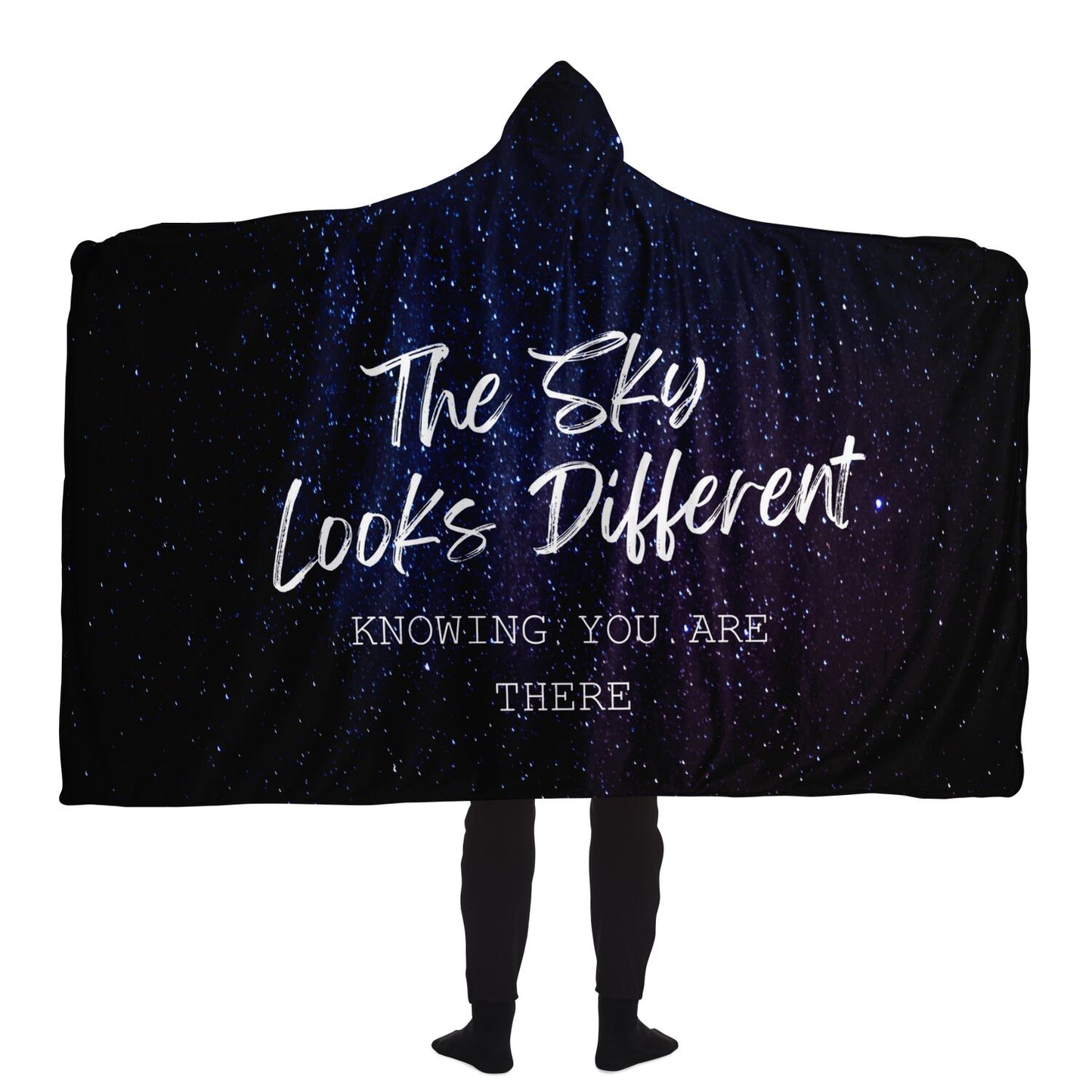 The Sky Looks Different | Hooded Blanket