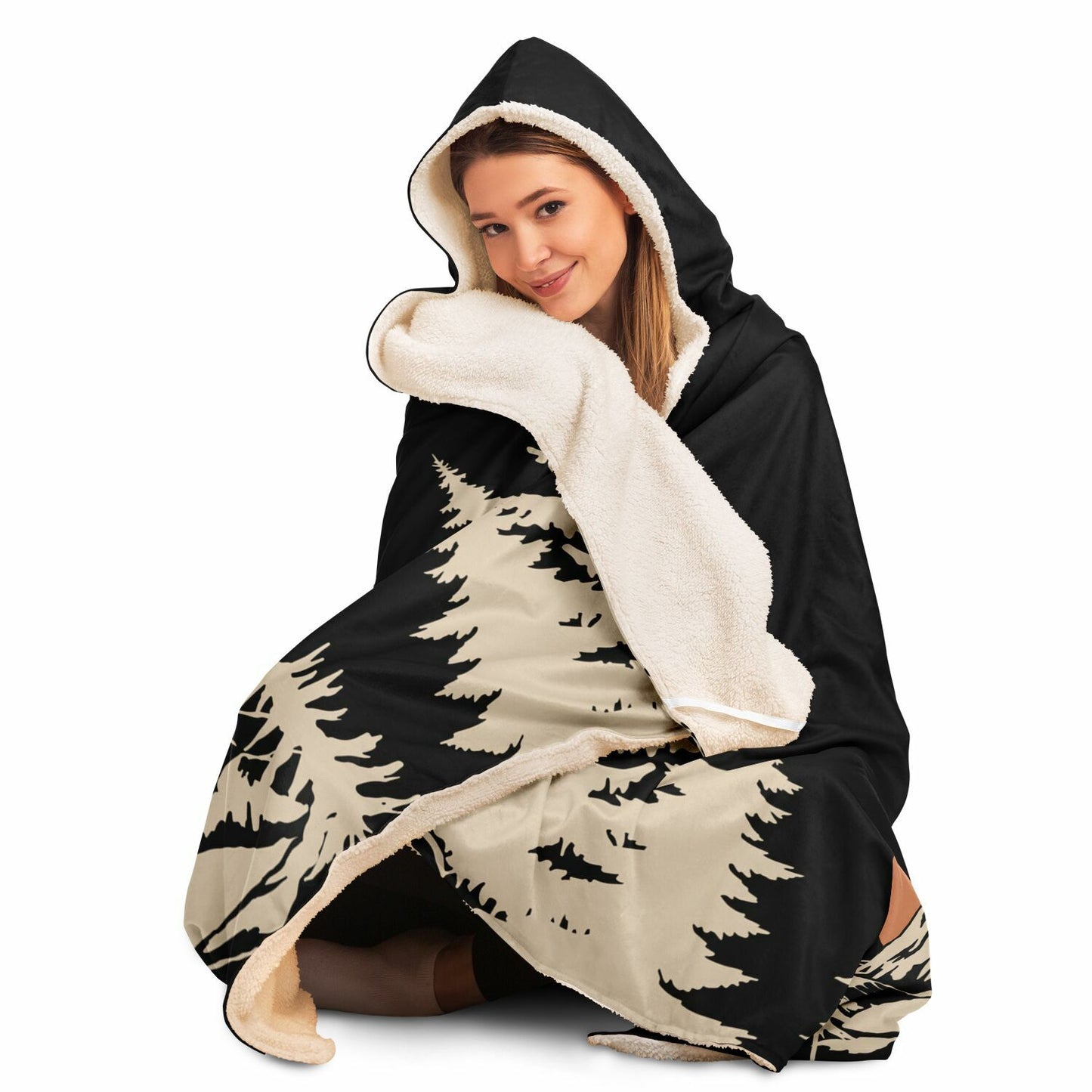 The Mountains Are Calling | Hooded Blanket